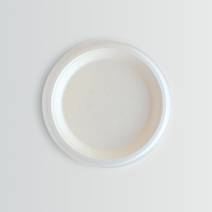 COMPOSTABLE 10 Inches Round Paper Plate No Compartments